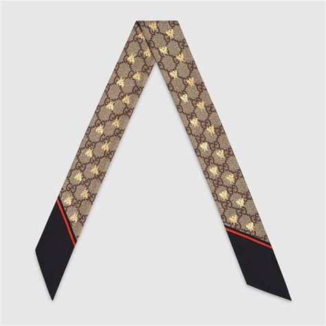 gucci bees neck bow|gucci silk neck bow.